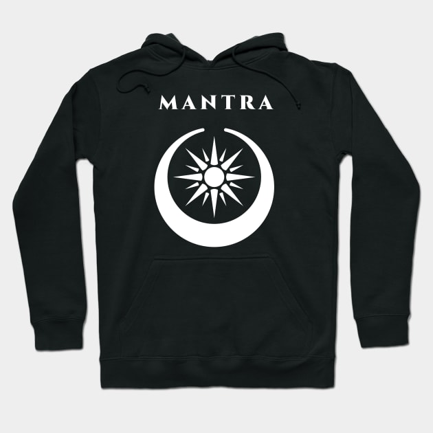 MANTRA Hoodie by highcouncil@gehennagaming.com